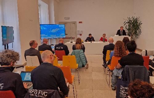 L'assessore regionale alla Difesa dell'ambiente Fabio Scoccimarro porta il saluto della Regione all'apertura della seconda edizione degli Stati generali a Trieste