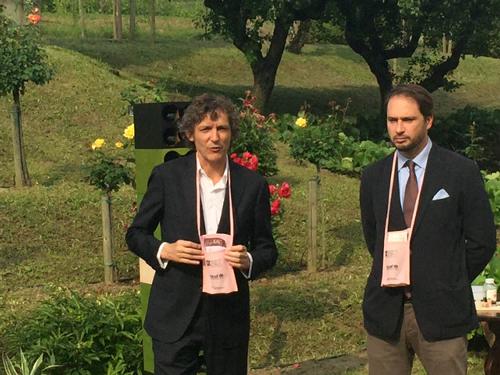 Cristiano Shaurli (Assessore regionale Risorse agricole e forestali) all'inaugurazione della XXIII edizione di Cantine Aperte, nella Tenuta Sottomonte - Buttrio 29/05/2015