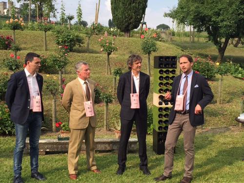 Cristiano Shaurli (Assessore regionale Risorse agricole e forestali) all'inaugurazione della XXIII edizione di Cantine Aperte, nella Tenuta Sottomonte - Buttrio 29/05/2015