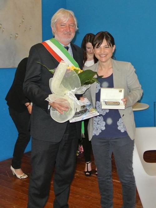 Debora Serracchiani (Presidente Regione Friuli Venezia Giulia) all'inaugurazione di "Itinerannia. Eventi tra gusto e arte" - San Giorgio di Nogaro 30/05/2015