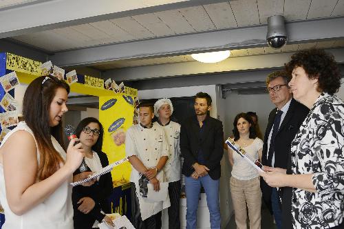 Giovanni Da Pozzo (Presidente CCIAA Udine) e Loredana Panariti (Assessore regionale Lavoro e Formazione) alla Giornata di presentazione dell'Agenda del Futuro - Udine 2024 - Udine 09/06/2015