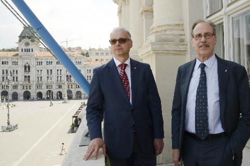 Yevhen Perelygin (Ambasciatore di Ucraina in Italia) e Gianni Torrenti (Assessore regionale Cultura, Sport e Solidarietà) - Trieste 11/06/2015