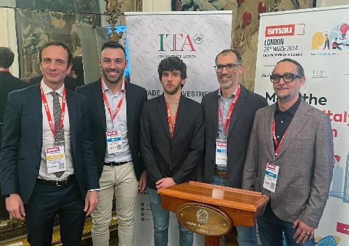 I rappresentanti delle start up del Friuli venezia Giulia che partecipano allo Smau di Londra