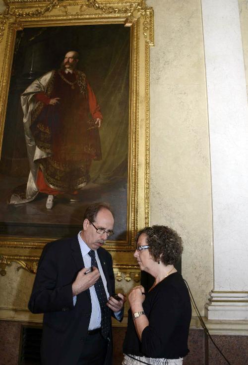 Gianni Torrenti (Assessore regionale Solidarietà) e Tamara Blazina (Deputata) al convegno sui diritti dei migranti organizzato dall'Ufficio Nazionale Antidiscriminazioni Razziali (UNAR), nella sede della Regione FVG - Trieste 19/06/2015 