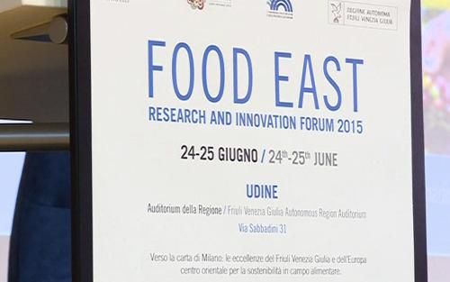 Prima giornata del Food East Research and Innovation Forum 2015, nell'Auditorium della Regione Friuli Venezia Giulia - Udine 24/06/2015