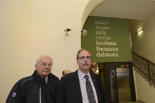 Gianni Torrenti (Assessore regionale Cultura) all'inaugurazione del Civico Museo della Civiltà Istriana, Fiumana e Dalmata - Trieste 26/06/2015