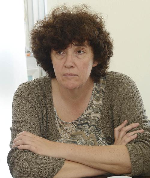 Loredana Panariti (Assessore regionale Lavoro e Formazione) al Tavolo sindacale con la FIOM di Trieste su formazione e riqualificazione dei lavoratori della ex Sertubi - Trieste 02/07/2015