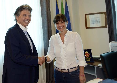 Antonio De Nicolo (Procuratore Repubblica - Udine) e Debora Serracchiani (Presidente Regione Friuli Venezia Giulia) - Udine 24/07/2015