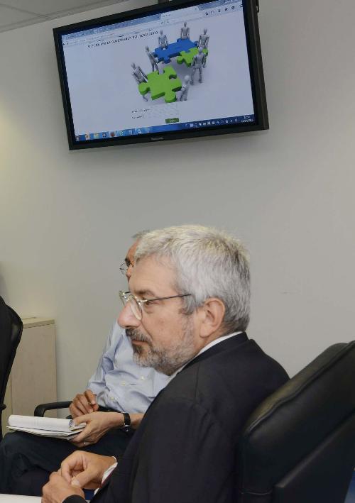 Furio Honsell (Sindaco Udine) alla presentazione del documento "Il percorso della Riforma", sul Riordino degli Enti locali del FVG - Udine 24/07/2015