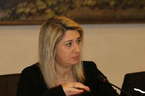 L'assessore regionale alle Infrastrutture e territorio Cristina Amirante