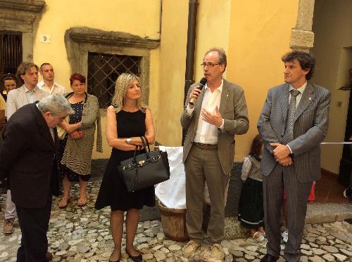 Gianni Torrenti (Assessore regionale Cultura) alla Giornata degli Ecomusei del Friuli Venezia Giulia - Paularo 25/07/2015