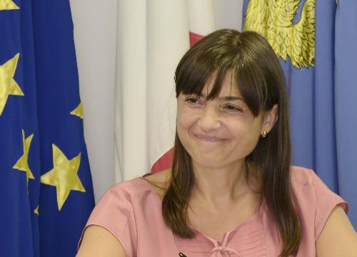 Debora Serracchiani, presidente della Regione autonoma Friuli Venezia Giulia