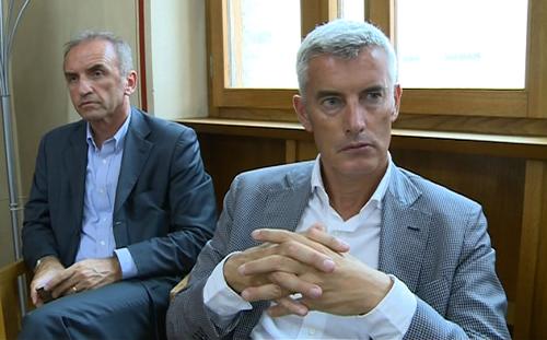 Mario Tubertini [Direttore generale Centro Riferimento Oncologico (CRO) Aviano] e Paolo Bordon [Direttore generale Azienda Assistenza Sanitaria (AAS) n. 5 "Friuli Occidentale"] - Pordenone 08/07/2015