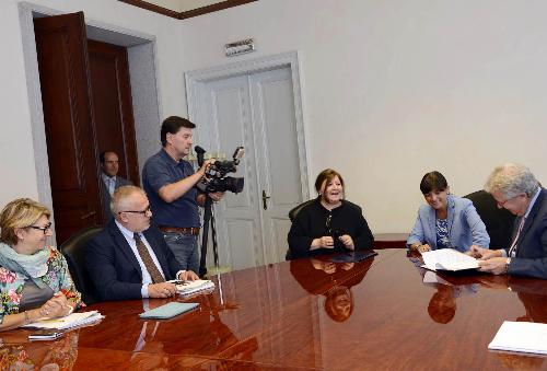 Tiziana Spedicato (Procuratore regionale Corte dei Conti) e Debora Serracchiani (Presidente Regione Friuli Venezia Giulia) - Trieste 31/07/2015