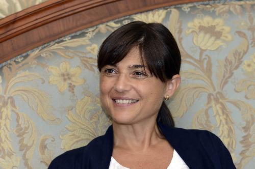 Debora Serracchiani, presidente Friuli Venezia Giulia, in una foto d'archivio