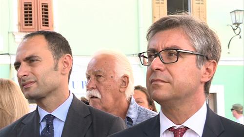 Francesco Peroni  (Assessore regionale finanze) alla commemorazione del 69° anniversario della strage di Vergarolla – Pola (Croazia) 18/08/2015