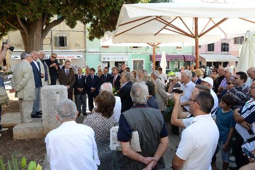 Un momento della commemorazione del 69° anniversario della strage di Vergarolla – Pola (Croazia) 18/08/2015