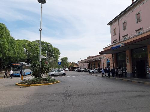 Il piazzale Martiri della Libertà d'Italia a Gorizia oggetto di riqualificazione da parte di Rfi