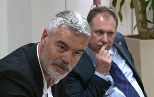 Paolo Panontin (Assessore regionale Autonomie locali e Coordinamento Riforme) durante la riunione con la Consulta dei piccoli Comuni dell'ANCI - Udine 09/09/2015