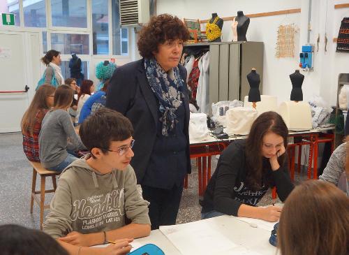 Loredana Panariti (Assessore regionale Formazione, Istruzione, Politiche giovanili, Ricerca e Università) all'inaugurazione dell'anno scolastico del Liceo Artistico Max Fabiani - Gorizia 14/09/2015 (Foto Massimiliano Cao / Provincia Gorizia)