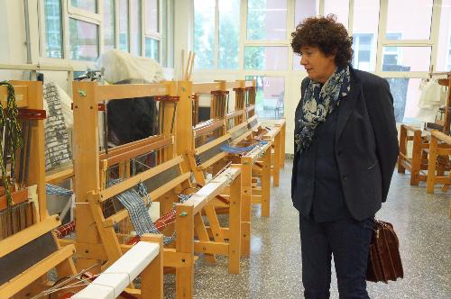 Loredana Panariti (Assessore regionale Formazione, Istruzione, Politiche giovanili, Ricerca e Università) all'inaugurazione dell'anno scolastico del Liceo Artistico Max Fabiani - Gorizia 14/09/2015 (Foto Massimiliano Cao / Provincia Gorizia)