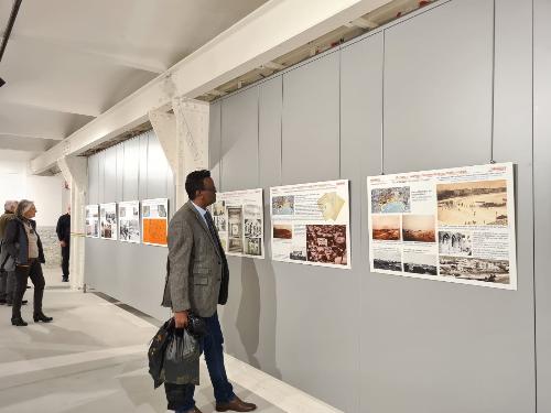 La mostra sull'evoluzione storico-urbanistica di Mogadiscio ospitata nel Magazzino 26 del Porto Vecchio di Trieste