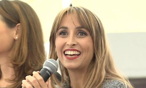 Benedetta Parodi (Scrittrice, conduttrice e giornalista) madrina all'inaugurazione della XII edizione di "Gusti di Frontiera" - Gorizia 24/09/2015