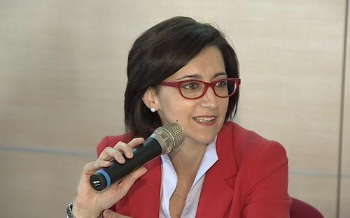 Sara Vito (Assessore regionale Ambiente ed Energia) al quarto e ultimo incontro di presentazione del Piano Energetico Regionale (P.E.R.) - Monfalcone 22/09/2015