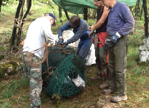 Giornata nazionale della Speleologia "Pulire il buio" - Pozzo Mattioli, Gropada (TS) 03/10/2015