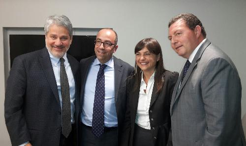Debora Serracchiani (Presidente Regione Friuli Venezia Giulia) con rappresentanti del Consiglio Atlantico - Washington D.C. 07/10/2015