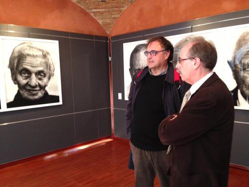 Gianni Torrenti (Assessore regionale Cultura) all'inaugurazione della mostra "Partigiani di un'altra Europa" del fotografo Danilo De Marco, a Palazzo Gopcevich - Trieste 25/10/2015