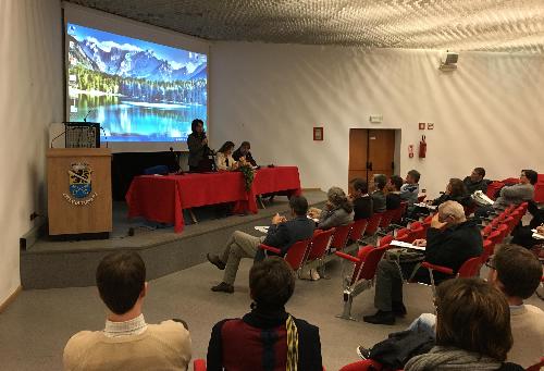 Mariagrazia Santoro (Assessore regionale Pianificazione territoriale) al workshop dedicato ai Paesaggi alpini e prealpini, propedeutico alla redazione del Piano Paesaggistico Regionale (PPR) del FVG  - Tarvisio 26/10/2015