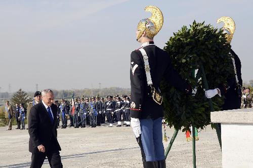 Pietro Grasso (Presidente Senato Repubblica Italiana) alla celebrazione del Giorno dell'Unità Nazionale e Giornata delle Forze Armate - Sacrario Militare di Redipuglia 04/11/2015
