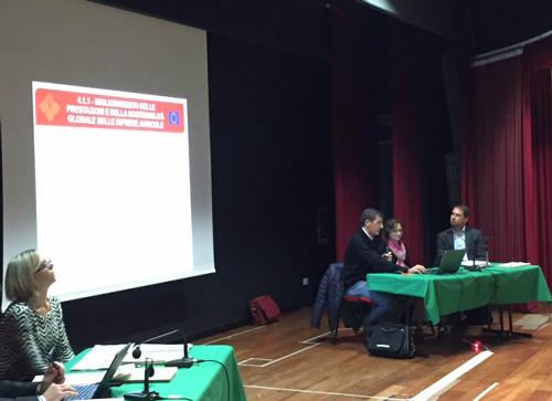 Cristiano Shaurli (Assessore regionale Risorse agricole e forestali) alla presentazione pubblica del Programma di Sviluppo Rurale (PSR) del Friuli Venezia Giulia 2014-2020 - Remanzacco 10/11/2015