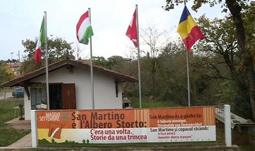 Sede della mostra "San Martino e l'albero storto: c'era un volta. Storie da una trincea", al Museo della Grande Guerra - San Martino del Carso 23/11/2015
