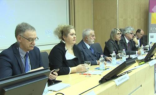 Maurizio Fermeglia (Rettore Università Trieste) alla quattordicesima conferenza annuale del Coordinamento regionale degli Enti di ricerca, all'AREA Science Park di Padriciano - Trieste 24/11/2015