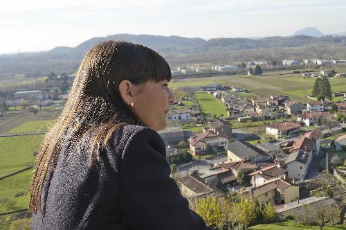 Debora Serracchiani (Presidente Regione Friuli Venezia Giulia) durante la visita al Castello - Artegna 28/11/2015