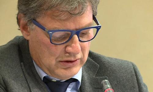 Giovanni Da Pozzo (Presidente CCIAA Udine) al confronto "Friuli Nuova Manifattura. Indirizzare e riconfigurare la sfida del manifatturiero" a Villa Manin di Passariano - Codroipo 27/11/2015