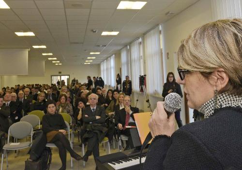 Maria Sandra Telesca (Assessore regionale Salute) all'inaugurazione di Palazzo Garzolini di Toppo Wassermann, sede della Scuola Superiore dell'Università - Udine 03/12/2015
