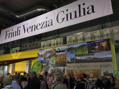 Lo stand del Friuli Venezia Giulia all'inaugurazione della XX edizione di Artigiano in Fiera - Milano Rho 05/12/2015