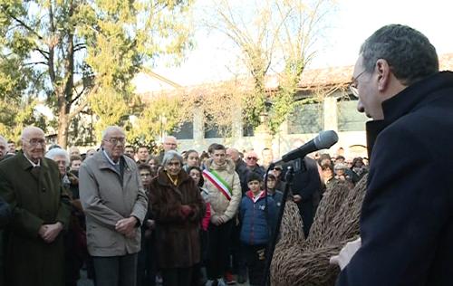 Sergio Bolzonello (Vicepresidente Regione FVG) all'inaugurazione dei lavori di riqualificazione del Palazzo Burovich de Zmajevich, sede del Comune - Casarsa della Delizia 12/12/2015