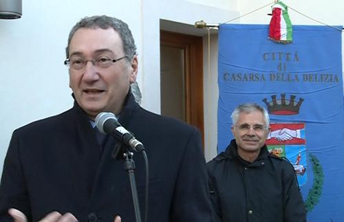 Sergio Bolzonello (Vicepresidente Regione FVG) all'inaugurazione dei lavori di riqualificazione del Palazzo Burovich de Zmajevich, sede del Comune - Casarsa della Delizia 12/12/2015