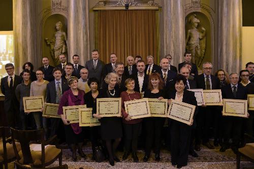 Premio biennale della Fedeltà al lavoro e del Progresso economico alla Camera di Commercio - Trieste 14/12/2015