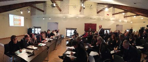 Conferenza stampa di fine anno della Giunta regionale del Friuli Venezia Giulia - Villa Manin di Passariano (Codroipo) 22/12/2015
