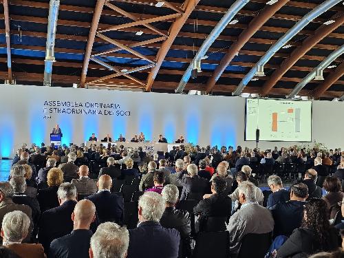 L'assemblea dei soci di Banca 360 Fvg a Martignacco