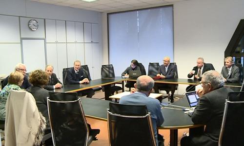 Sergio Bolzonello (Vicepresidente Regione FVG e assessore Attività produttive) con i vertici del CATAS S.p.A. - San Giovanni al Natisone 12/01/2016