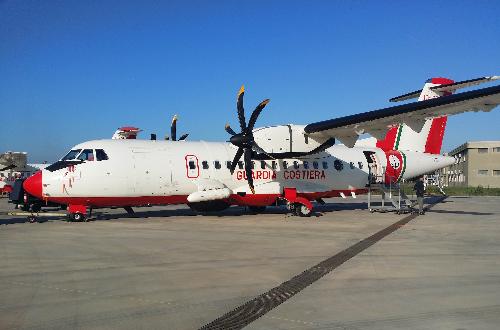 Aereo ETR42 in dotazione alla Guardia Costiera - Base aerea di Pescara-Fontanelle 12/02/2015