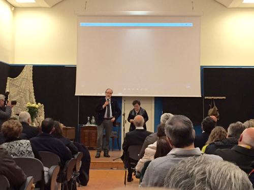 Gianni Torrenti (Assessore regionale Cultura) alla commemorazione per il centenario dell'apertura dell'Università Castrense - San Giorgio di Nogaro 13/02/2016