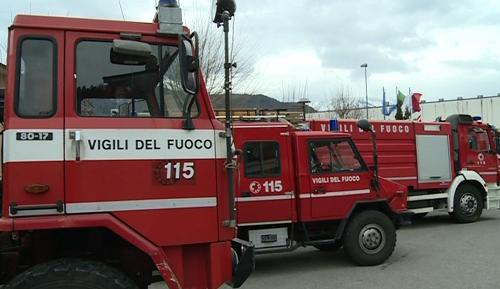 Mezzi dei Vigili del Fuoco della Caserma di via Torre Picotta - Tolmezzo 16/02/2016