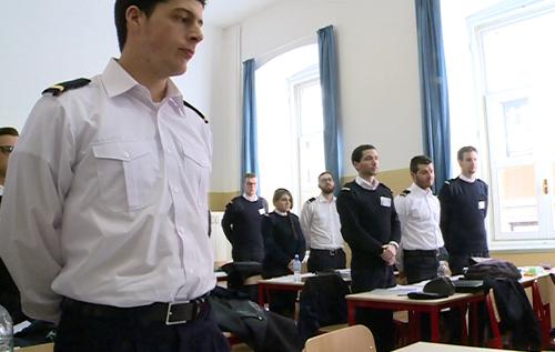 Allievi del corso dell'Istituto Tecnico Superiore (ITS) del Mare, attivo presso l'Istituto Nautico-Galvani - Trieste 19/02/2016